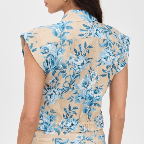 💋NWT cara cara octavia top in farfella ginger root - Picture 2 of 11